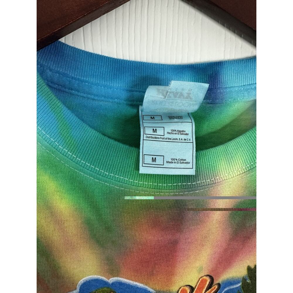 VTG Jimmy Buffett Shirt DOUBLE SIDED Tie Dye Bama Breeze Tour 2007 Concert Sz M - Picture 6 of 10